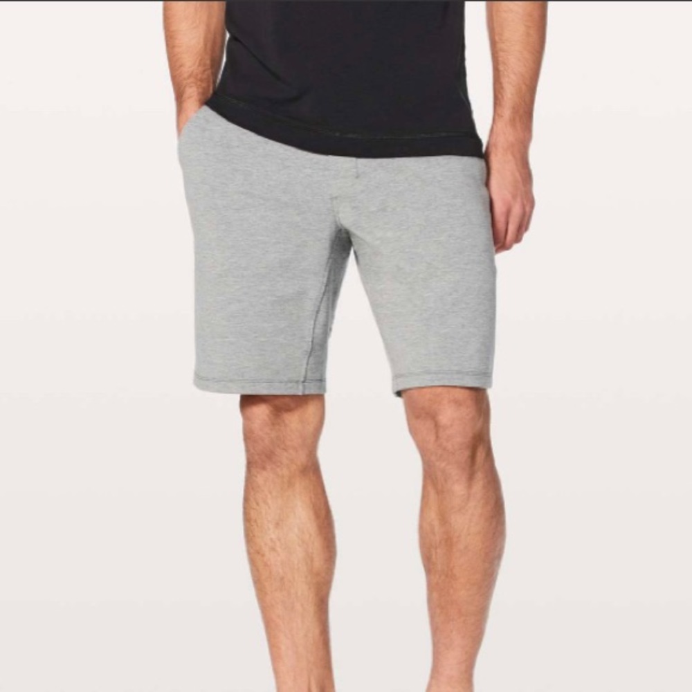 Lululemon City Sweat Short Heathered Medium Grey